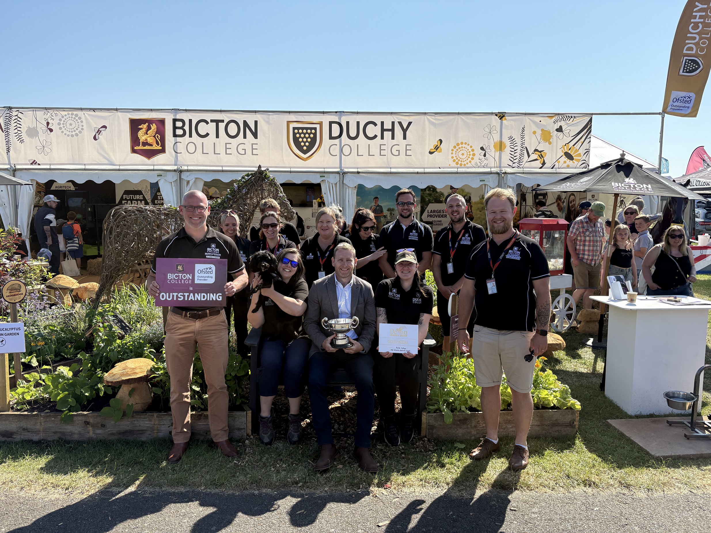 Bicton College and Duchy College staff receive awards, certificates and royal recognition at Devon County Show 2025